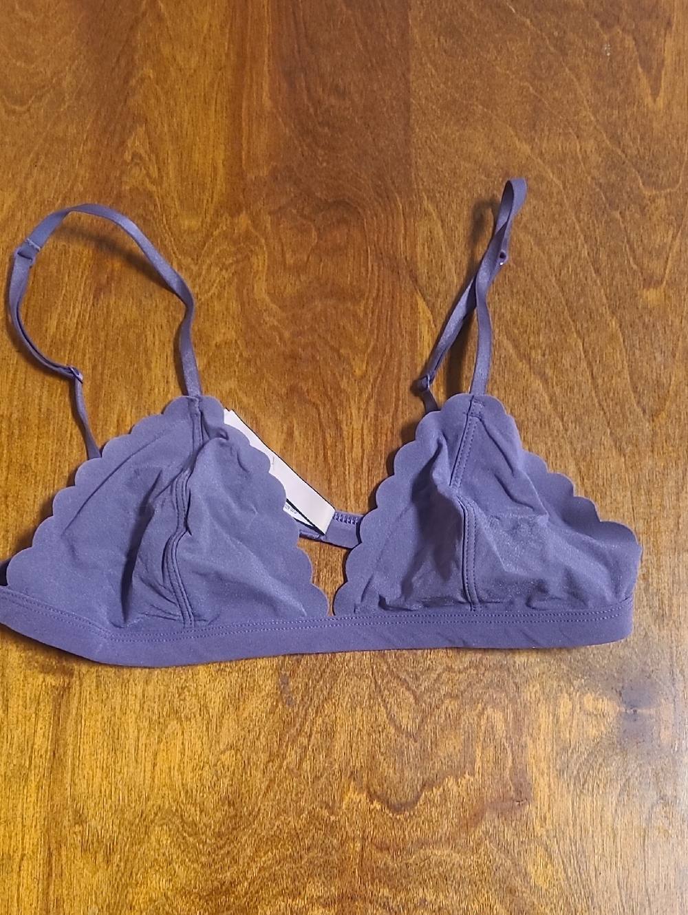 Victoria's Secret Scalloped Triangle Bralette in Lavender